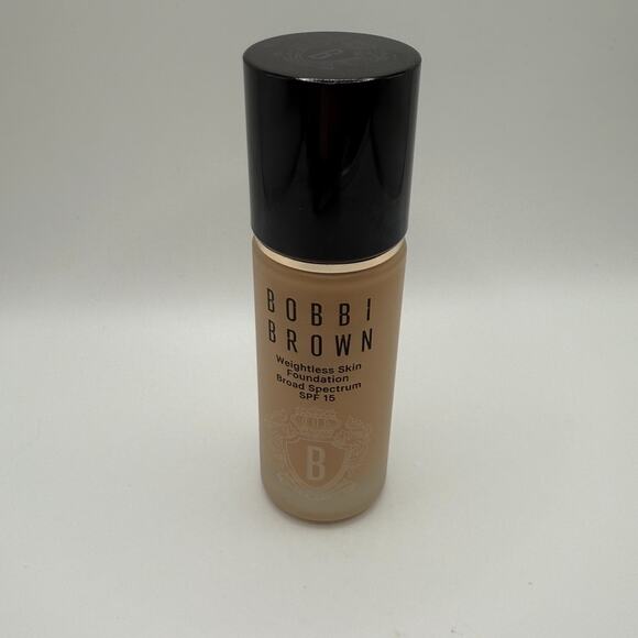 NEW Bobbi Brown Weightless Skin Foundation SPF 15 W-046 WARM BEIGE 1 Oz W046 - Picture 1 of 5